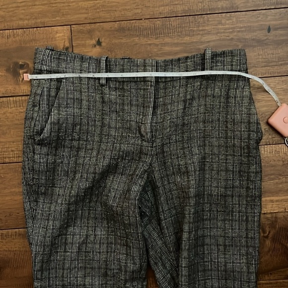 THEORY Wool Plaid Trouser Pants Size 4 - Picture 7 of 12